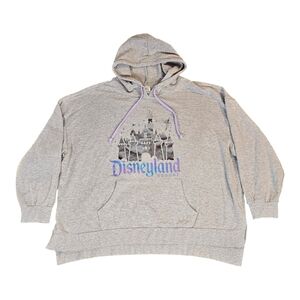 Disney Parks Walt Disneyland Tinker Bell Womens‎ 2XL Gray Castle Sweatshirt